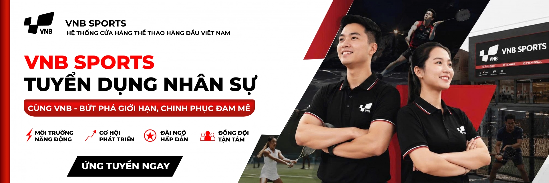 Tuyển dụng nhân sự VNB Sports