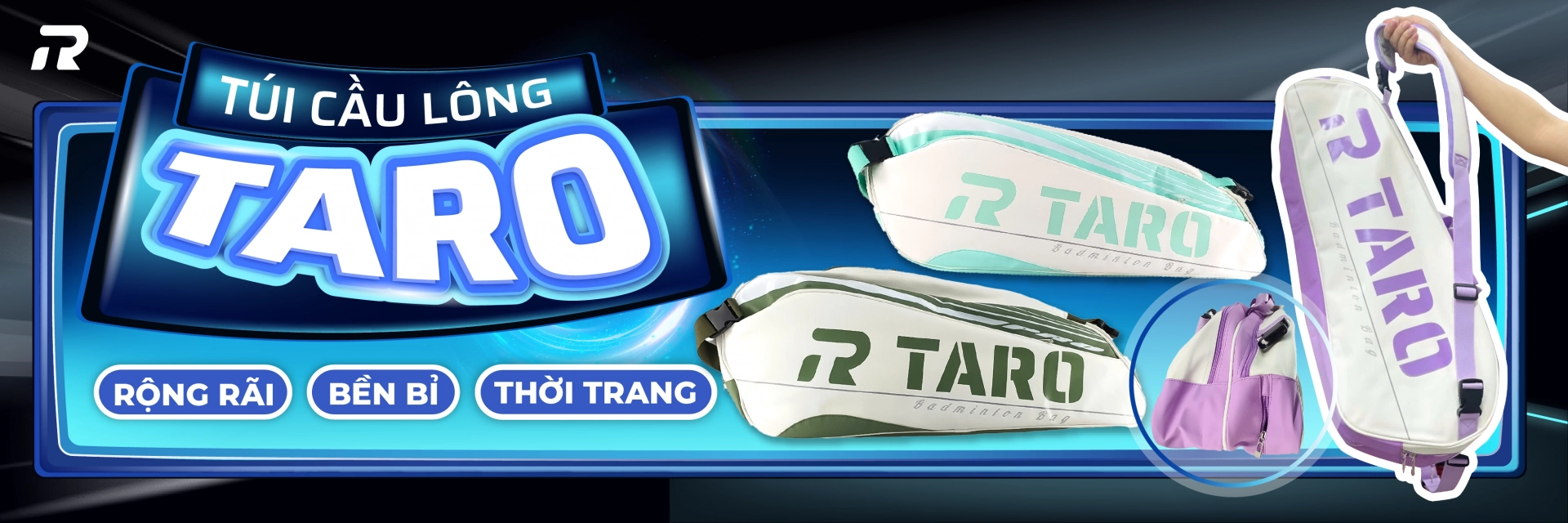 Túi vợt cầu lông Taro