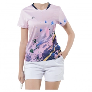 Áo cầu lông Kaiwin Forehand nữ - Hồng chính hãng