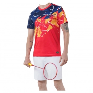 Áo cầu lông Kaiwin Robust nam - Đỏ chính hãng