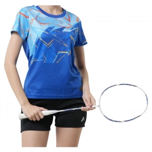 Áo cầu lông Kaiwin Robust nữ - Xanh bích chính hãng