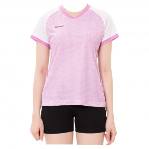 Áo cầu lông Promax AP668 nữ - Trắng tím chính hãng