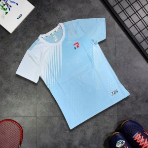 Áo cầu lông Taro TR025-A34 nữ  -  Xanh Trắng  chính hãng