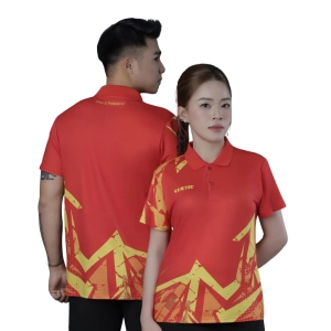 Áo cầu lông Victec Ascend FVT04 nam - Đỏ
