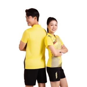 Áo cầu lông Victec AVT12 nam - Vàng