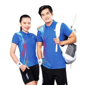 Áo cầu lông Victec AVT24 nam - Xanh đậm