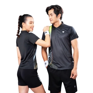 Áo cầu lông Victec AVT24 nữ - Đen
