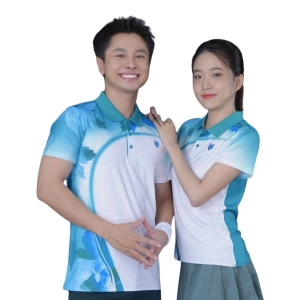 Áo cầu lông Victec FVT01 nam - Xanh ngọc