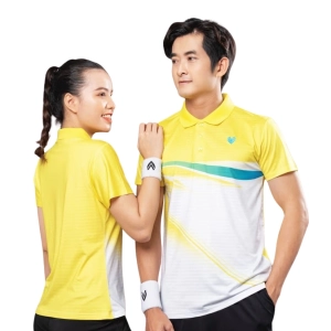 Áo cầu lông Victec FVT02 nữ - Vàng