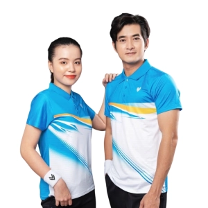 Áo cầu lông Victec FVT02 nữ - Xanh nhạt