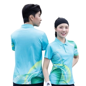 Áo cầu lông Victec FVT03 nam - Xanh ngọc