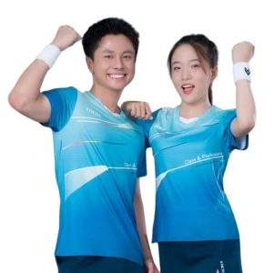 Áo cầu lông Victec PLV241 nữ - Xanh biển