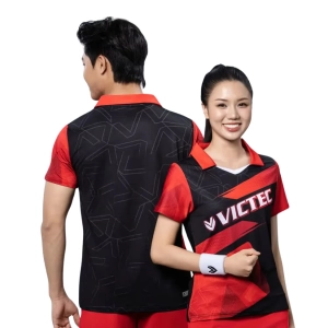 Áo cầu lông Victec Twist BAV01 nữ - Đỏ