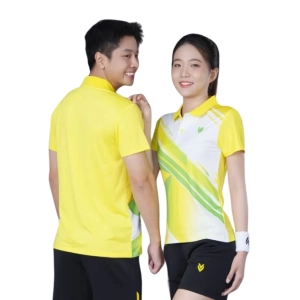 Áo cầu lông Victec VT241 nam - Vàng