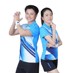 Áo cầu lông Victec VT241 nữ - Xanh