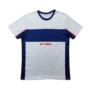 Áo cầu lông Yonex 502 nam - Trắng xanh
