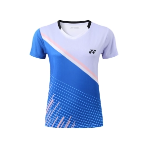 Áo cầu lông Yonex TC23410 Nữ - Trắng Xanh