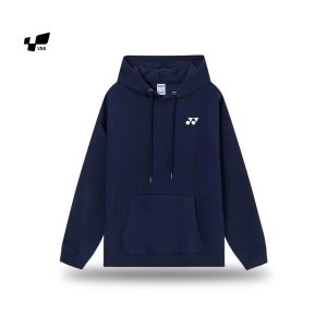 Áo hoodie lót bông Yonex logo nhỏ - Xanh than