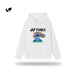 Áo hoodie lót bông Yonex Stitch - Trắng