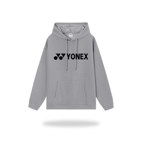 Áo hoodie Yonex logo chữ - Xám