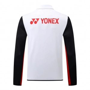 Áo khoác cầu lông Yonex 318 nữ - Trắng đen đỏ	