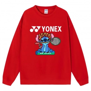 Áo Nỉ Tay Dài Yonex Hình Stitch - Đỏ