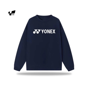 Áo nỉ tay dài Yonex logo chữ - Xanh than