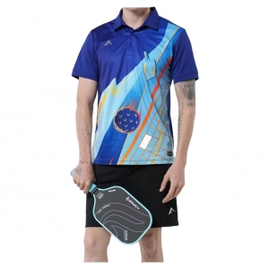 Áo Pickleball Kaiwin Slice nam - Xanh bích chính hãng