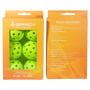 Bóng Pickleball Gamicy PG40L Outdoor (Hộp 6 quả)