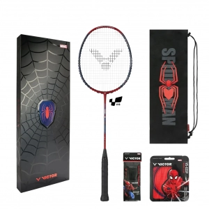 Combo mua set vợt Victor Spider Man tặng vợt Victor ARS 9000 vợt Kawasaki Porcelain Q5	