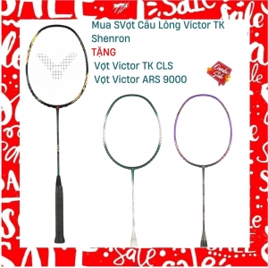 Combo Mua Vợt cầu lông Victor TK Shenron Tặng vợt Victor TK Ryuga CLS + vợt Victor AR 9000
