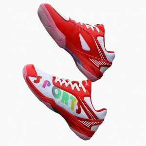 Giày cầu lông Lefus L016 - Trắng Đỏ