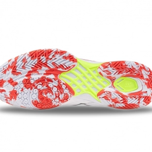 Giày cầu lông Mizuno Wave Claw 3 - Trắng đen đỏ chính hãng (71GA244305)	