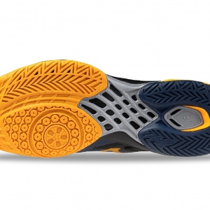 Giày cầu lông Mizuno Wave Claw 3 - Xanh than cam chính hãng (71GA244311)	