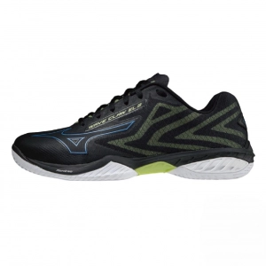 Giày cầu lông Mizuno Wave Claw EL 2 - Đen Xanh (Mã JP)