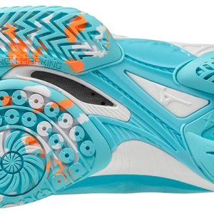 Giày cầu lông Mizuno Wave Claw Neo 2 - Xanh ngọc trắng chính hãng