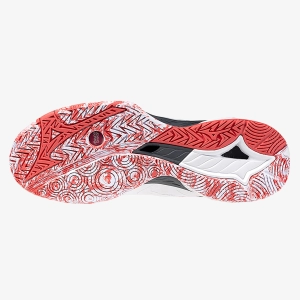 Giày cầu lông Mizuno Wave Fang 2 - Trắng đỏ đen chính hãng (71GA231303)