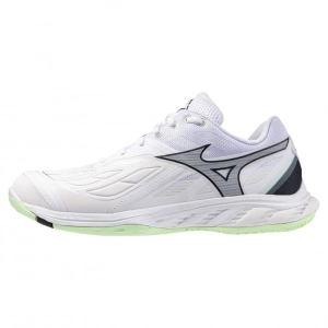 Giày cầu lông Mizuno Wave Fang 2 - Trắng xanh bạc hà - Có bảo hành