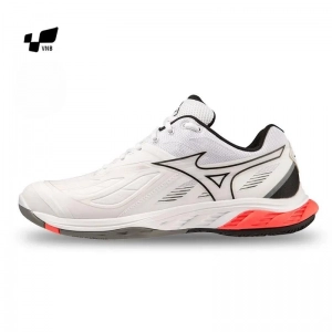 Giày cầu lông Mizuno Wave Claw 2 - Trắng Đen (Mã JP)