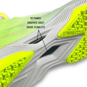 Giày cầu lông Yonex Aerus Z2 Wide 2023 - Gray Yellow chính hãng