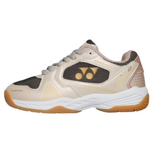 Giày cầu lông Yonex Mach 2 - Beige/Gold - Có bảo hành