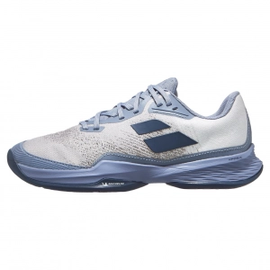 Giày pickleball Babolat Jet Mach 3 All Court Men - White/Dark Grey (Mã JP)