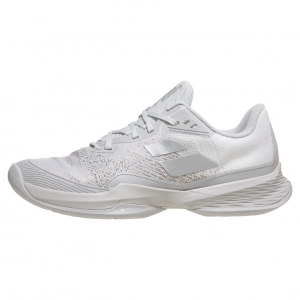 Giày pickleball Babolat Jet Mach 3 All Court Women - White/Grey (Mã JP)