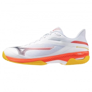 Giày Pickleball Mizuno Wave Exceed Court Ac - Trắng cam chính hãng (61GA251860)