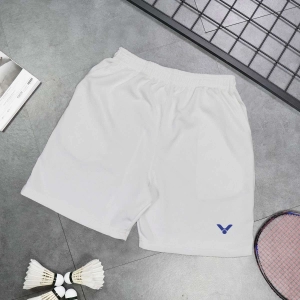 Quần cầu lông victor nam logo xanh trắng - mã 011