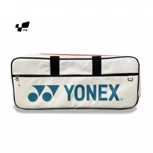 Túi cầu lông Yonex 239BT003U - Trắng kẻ xanh gia công