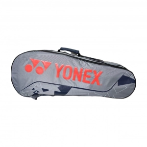 Túi cầu lông Yonex BAG2326T01R - Gray/Cherry tomato chính hãng