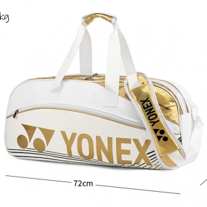 Túi cầu lông Yonex BAG9633WLX Trắng Vàng - Gia Công