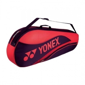 Túi cầu lông Yonex 4833 Đen đỏ - Gia công