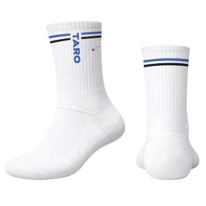 Vớ cầu lông Taro Line TTR03-2601 Dài - Trắng xanh dương chính hãng